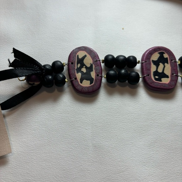 OFF THE BEAD’N PATH Bracelet Handcrafted Clay Jewelry By Jace Ford NEW WITH TAG - Picture 4 of 7